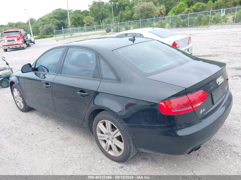 2009 Audi A4 2.0T Premium VIN: WAUJF78K39N057534 Lot: 40332366