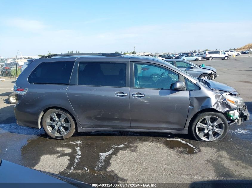 2017 Toyota Sienna Se 8 Passenger VIN: 5TDXZ3DC1HS875610 Lot: 40332403