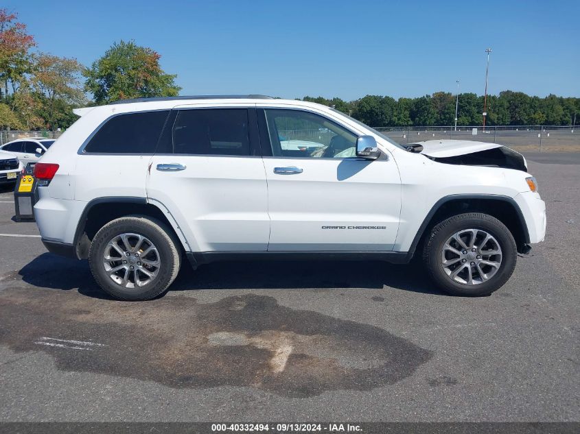 2015 Jeep Grand Cherokee Limited VIN: 1C4RJFBGXFC135124 Lot: 40332494