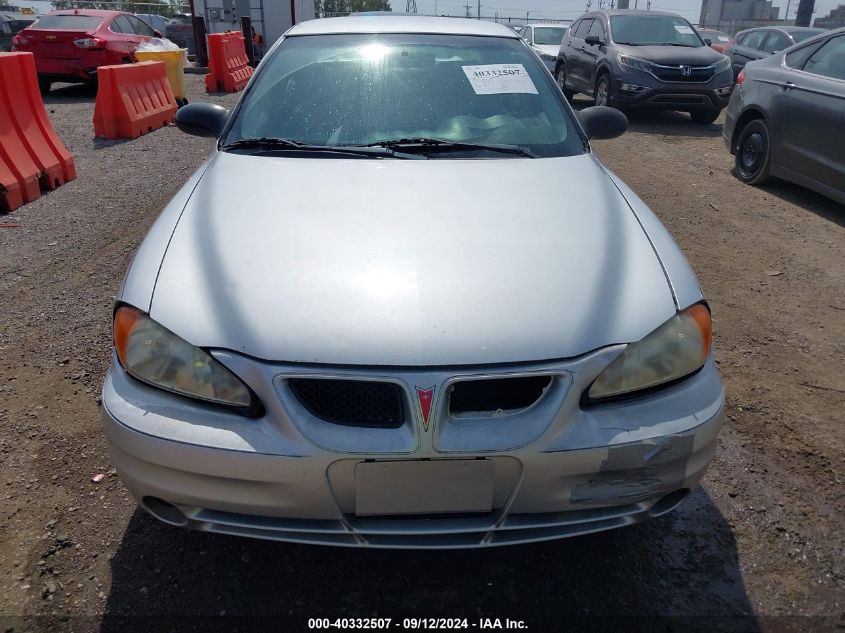 2004 Pontiac Grand Am Se VIN: 1G2NE52F44M520291 Lot: 40332507