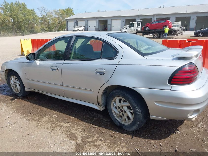 2004 Pontiac Grand Am Se VIN: 1G2NE52F44M520291 Lot: 40332507