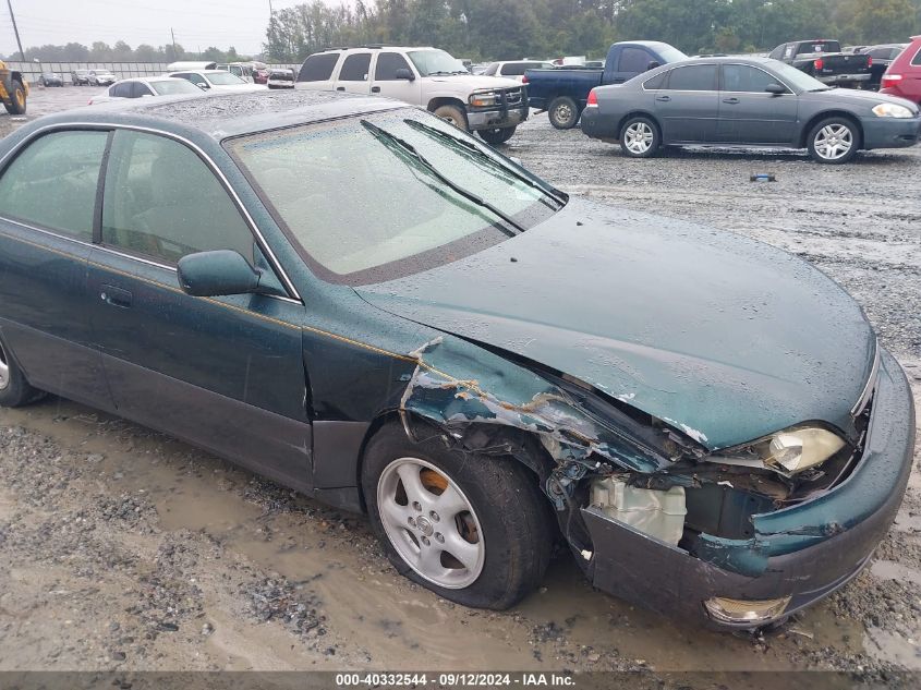 1998 Lexus Es 300 VIN: JT8BF28G0W5013975 Lot: 40332544