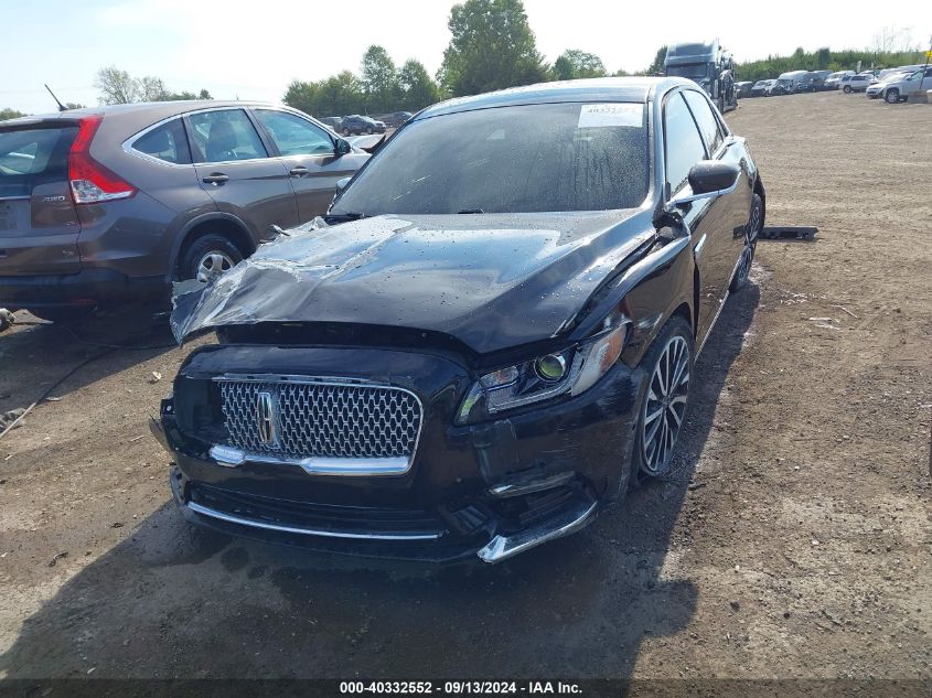 1LN6L9TKXH5623784 2017 Lincoln Continental Select