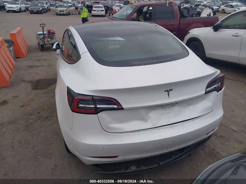 2023 Tesla Model 3 Rear-Wheel Drive VIN: 5YJ3E1EA0PF418172 Lot: 40332556