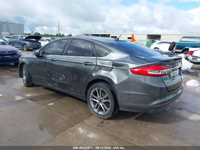 2017 FORD FUSION SE - 3FA6P0HD3HR312148