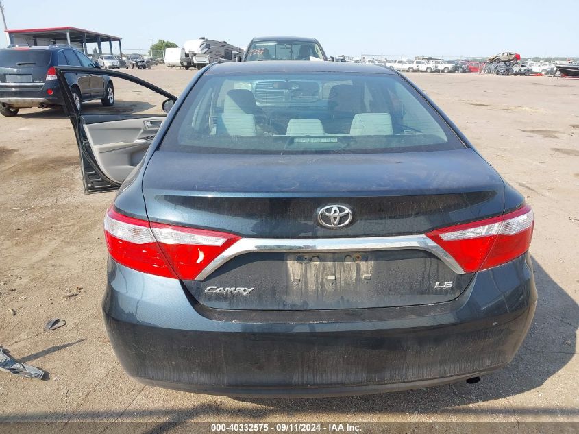 2016 Toyota Camry Le VIN: 4T4BF1FK3GR538315 Lot: 40332575