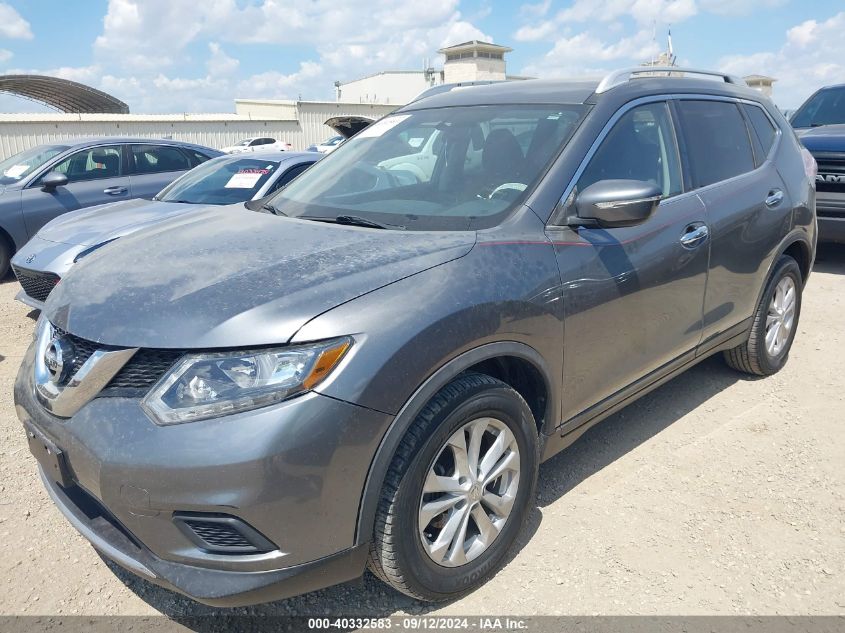 2015 Nissan Rogue Sv VIN: KNMAT2MV2FP525901 Lot: 40332583