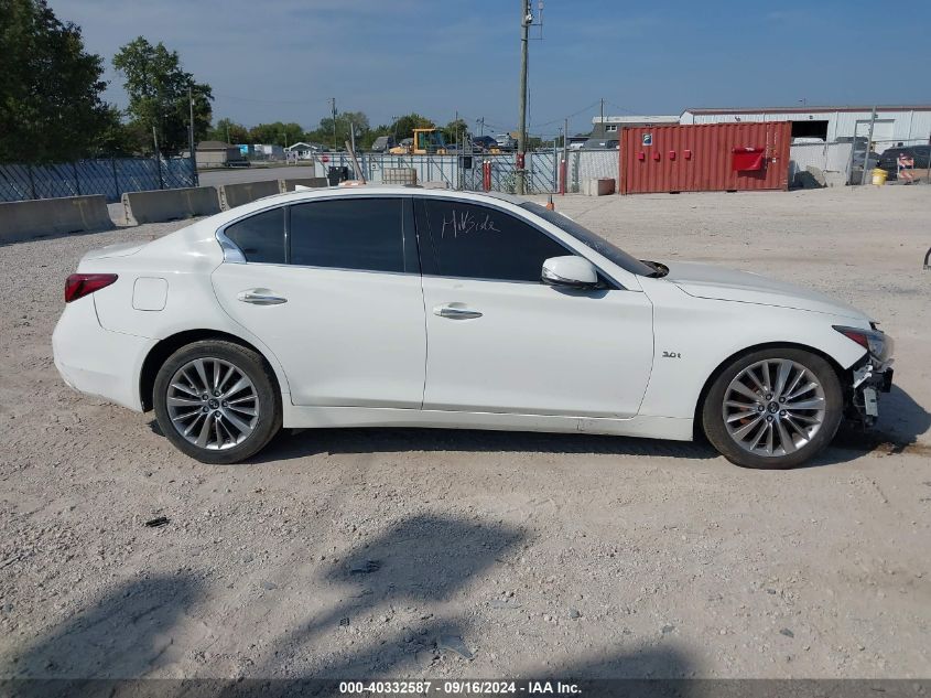 2018 Infiniti Q50 3.0T Luxe VIN: JN1EV7AP7JM361542 Lot: 40332587