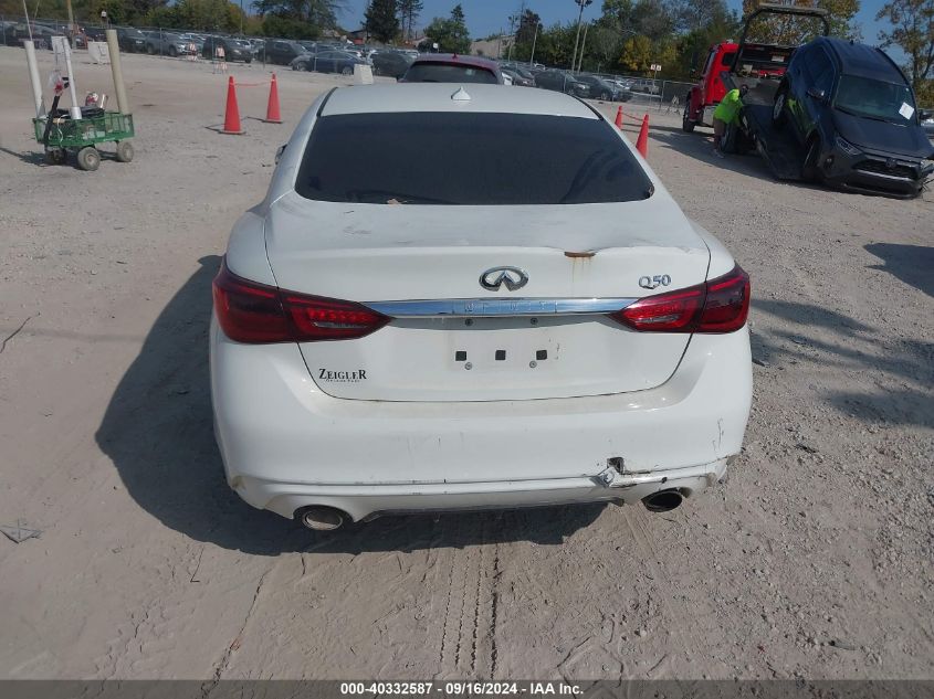 2018 Infiniti Q50 3.0T Luxe VIN: JN1EV7AP7JM361542 Lot: 40332587