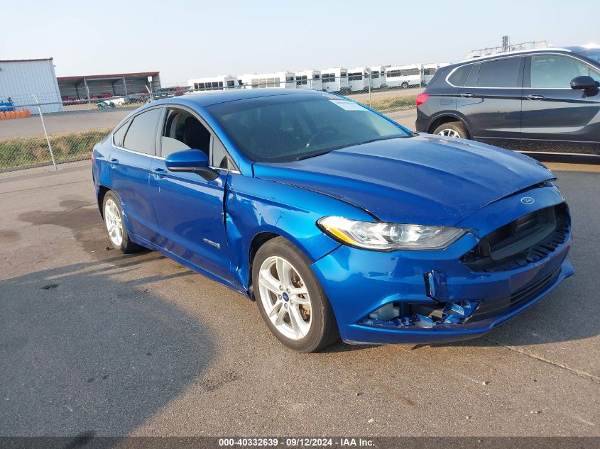 2018 Ford Fusion Se Hybrid VIN: 3FA6P0LU9JR116552 Lot: 40332639