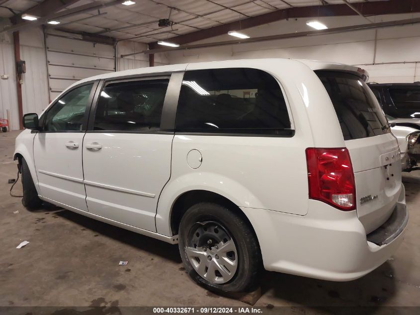 2017 Dodge Grand Caravan Se VIN: 2C4RDGBGXHR618801 Lot: 40332671