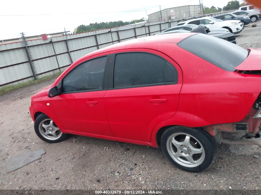 2008 Chevrolet Aveo Ls VIN: KL1TD566X8B124858 Lot: 40332679