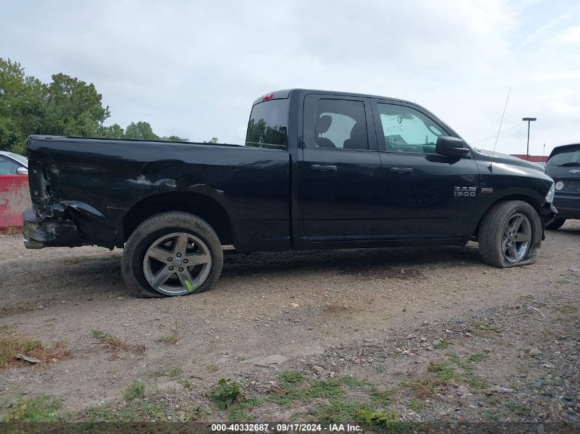 2017 Ram 1500 Express Quad Cab 4X4 6'4 Box VIN: 1C6RR7FTXHS727399 Lot: 40332687