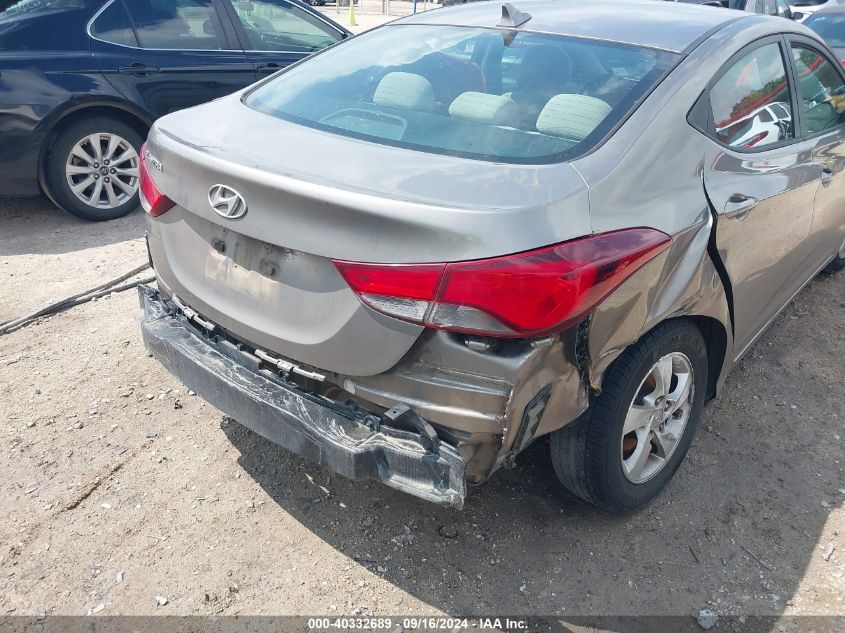 2014 Hyundai Elantra Se/Sport/Limited VIN: 5NPDH4AE8EH462957 Lot: 40332689