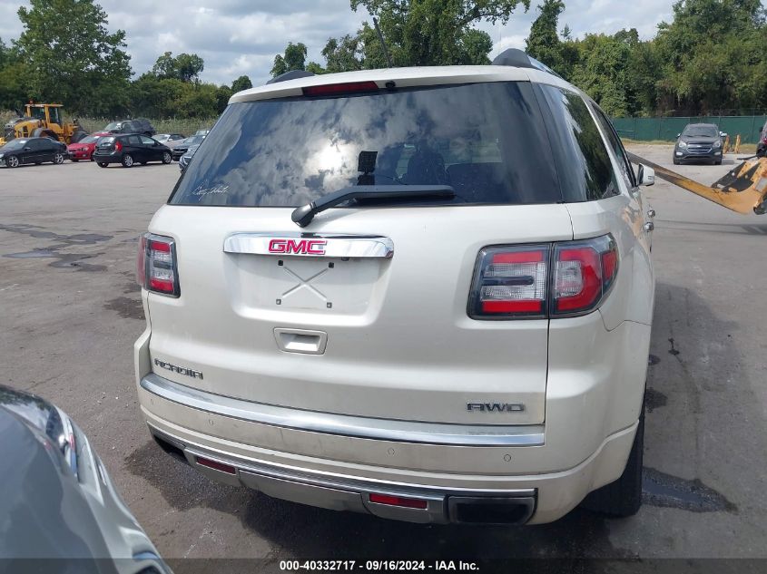 1GKKVTKDXFJ281016 2015 GMC Acadia Denali