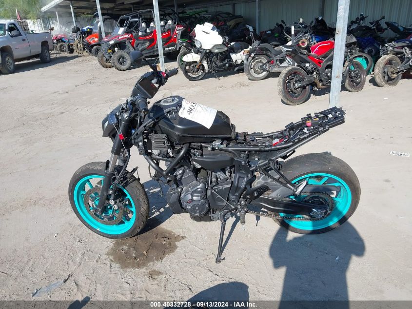 2024 Yamaha Mt07 VIN: JYARM32E7RA009383 Lot: 40332728