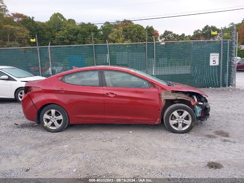 2012 Hyundai Elantra Gls (Ulsan Plant) VIN: KMHDH4AE3CU351828 Lot: 40332803