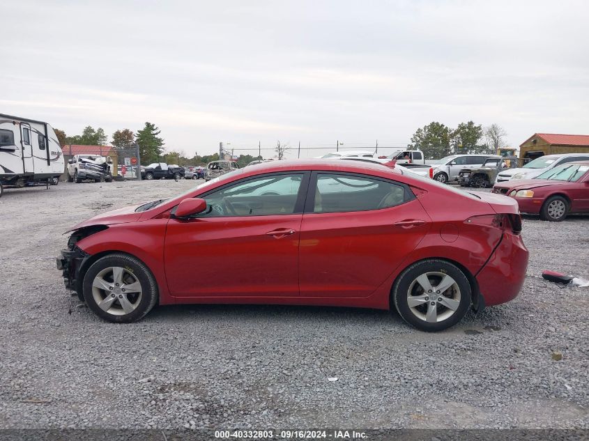 2012 Hyundai Elantra Gls (Ulsan Plant) VIN: KMHDH4AE3CU351828 Lot: 40332803