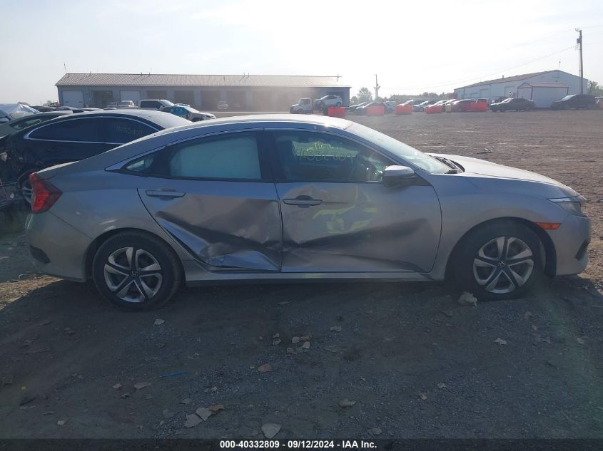 2018 Honda Civic Lx VIN: 2HGFC2F57JH592785 Lot: 40332809