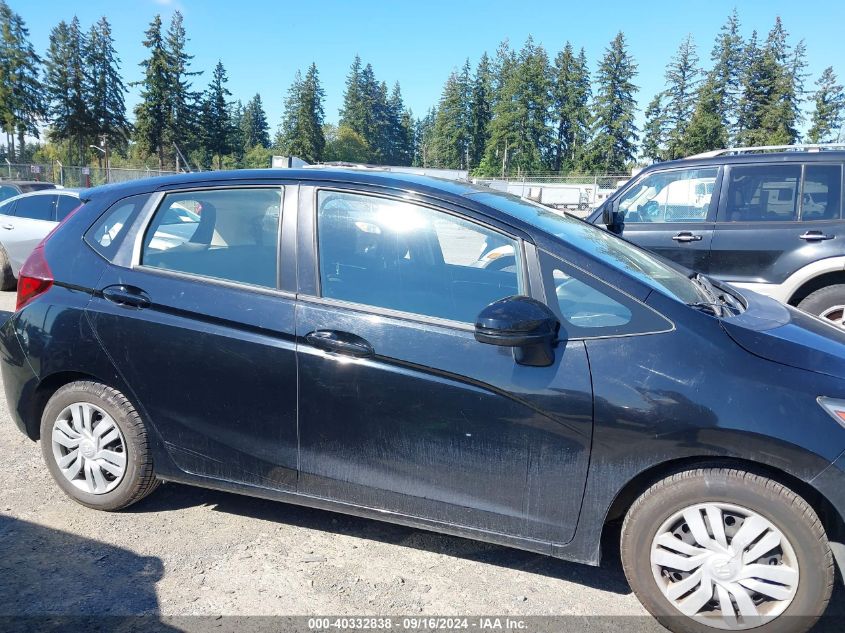 2016 Honda Fit Lx VIN: JHMGK5H59GX014338 Lot: 40332838