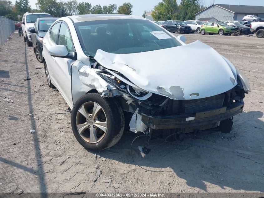 2016 Hyundai Elantra Value Edition VIN: 5NPDH4AE4GH668375 Lot: 40332862