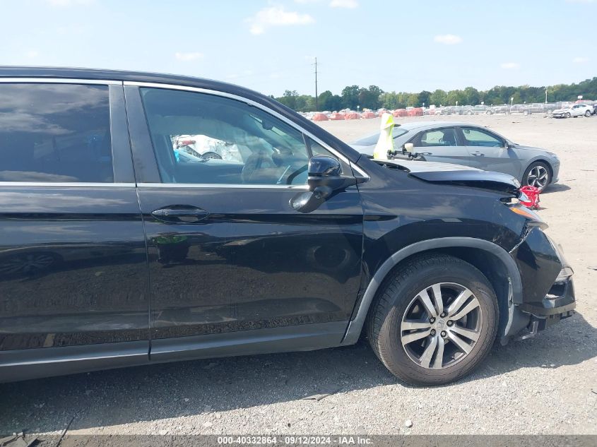 2017 Honda Pilot Ex-L VIN: 5FNYF6H53HB092285 Lot: 40332864