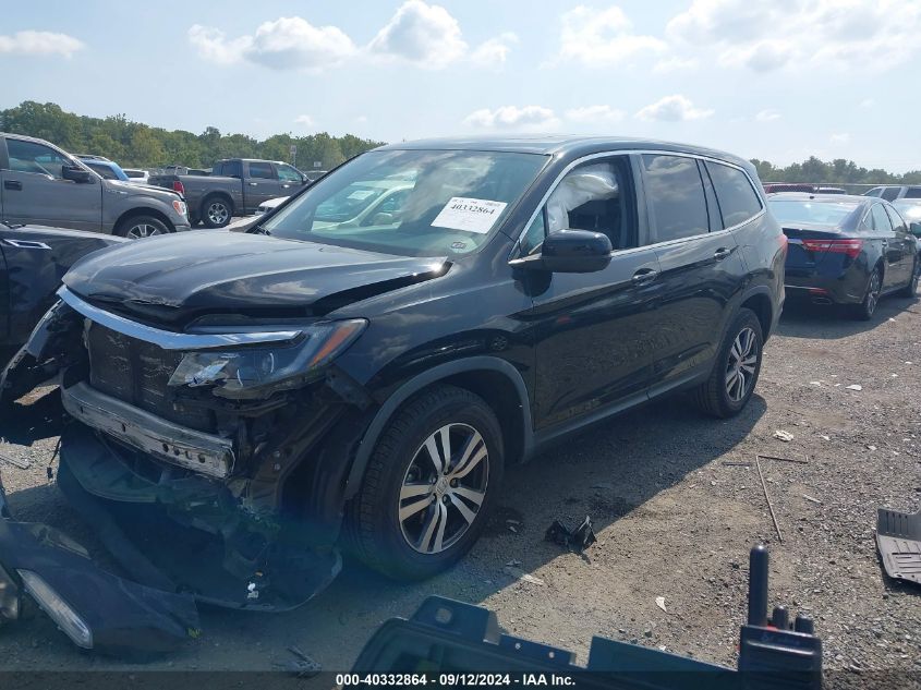 VIN 5FNYF6H53HB092285 2017 HONDA PILOT EX-L