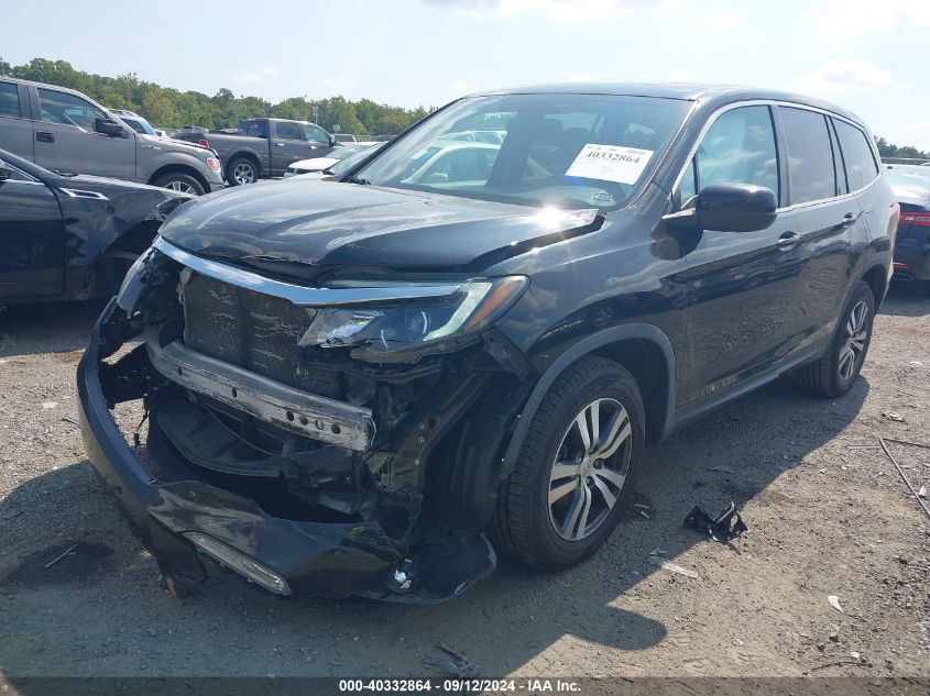 2017 Honda Pilot Ex-L VIN: 5FNYF6H53HB092285 Lot: 40332864