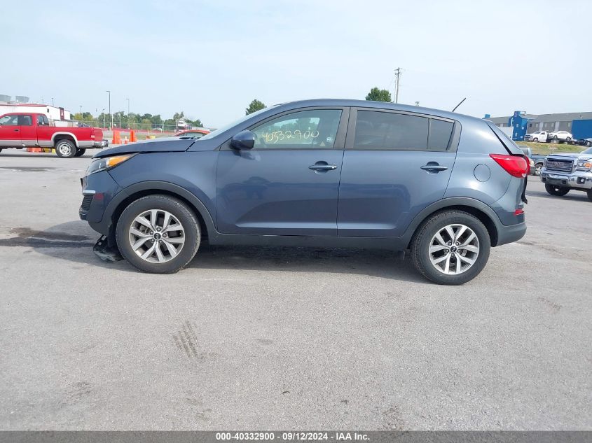 2015 Kia Sportage Lx VIN: KNDPB3AC0F7734608 Lot: 40332900