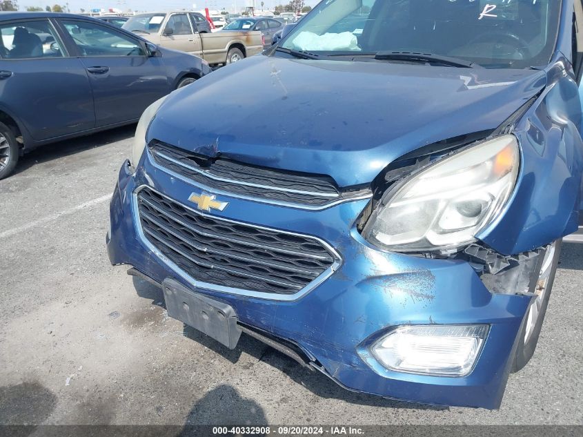 2016 Chevrolet Equinox Lt VIN: 2GNALCEK8G6297423 Lot: 40332908