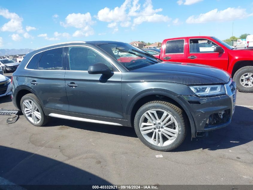 2018 Audi Q5 2.0T Premium/2.0T Tech Premium VIN: WA1CNAFY1J2098697 Lot: 40332921