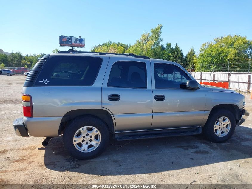 2002 Chevrolet Tahoe Ls VIN: 1GNEC13V12R320671 Lot: 40332924