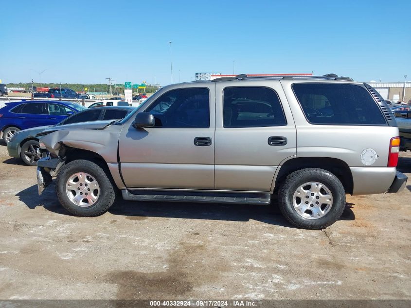 2002 Chevrolet Tahoe Ls VIN: 1GNEC13V12R320671 Lot: 40332924