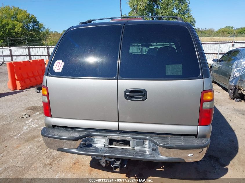 2002 Chevrolet Tahoe Ls VIN: 1GNEC13V12R320671 Lot: 40332924