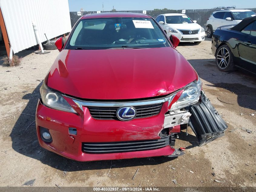 JTHKD5BH5C2122129 2012 Lexus Ct 200