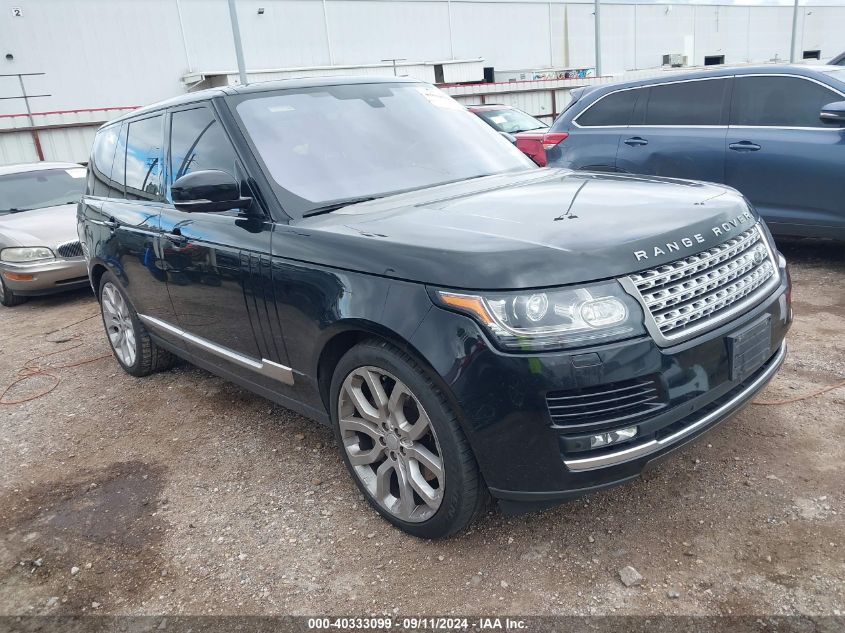 VIN SALGS2EF6GA297645 2016 Land Rover Range Rover,... no.1