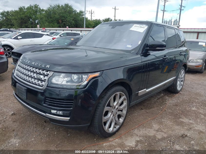 VIN SALGS2EF6GA297645 2016 Land Rover Range Rover,... no.2