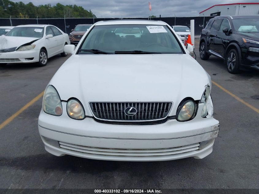 2001 Lexus Gs 300 VIN: JT8BD69S110144189 Lot: 40333102