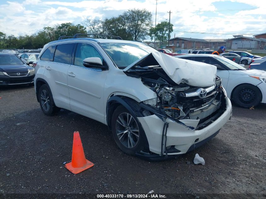 2016 TOYOTA HIGHLANDER XLE V6 - 5TDJKRFH2GS343819