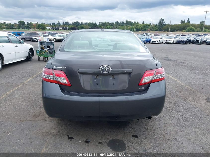 2010 Toyota Camry Le VIN: JTNBF3EK1A3004850 Lot: 40333184