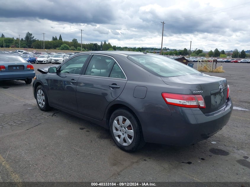 2010 TOYOTA CAMRY VIN: JTNBF3EK1A3004850