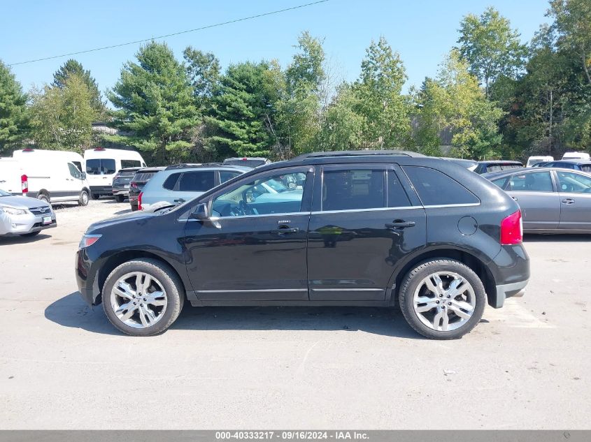 2013 Ford Edge Limited VIN: 2FMDK4KC1DBC26865 Lot: 40333217