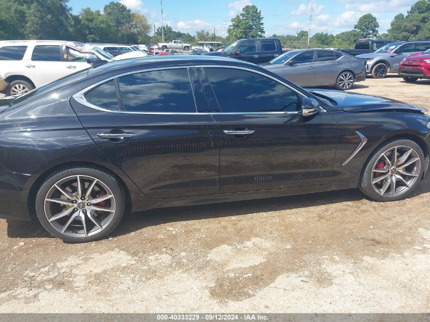 2019 Genesis G70 2.0T Sport VIN: KMTG24LA4KU016333 Lot: 40333229