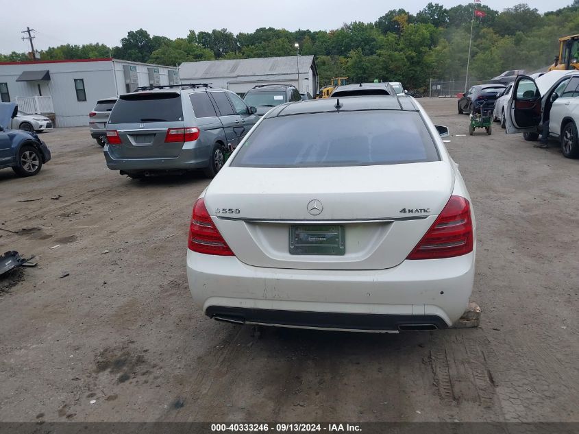 2010 Mercedes-Benz S 550 550 4Matic VIN: WDDNG8GB9AA310317 Lot: 40333246