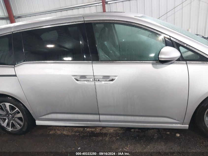 2014 Honda Odyssey Touring/Touring Elite VIN: 5FNRL5H9XEB017654 Lot: 40333250