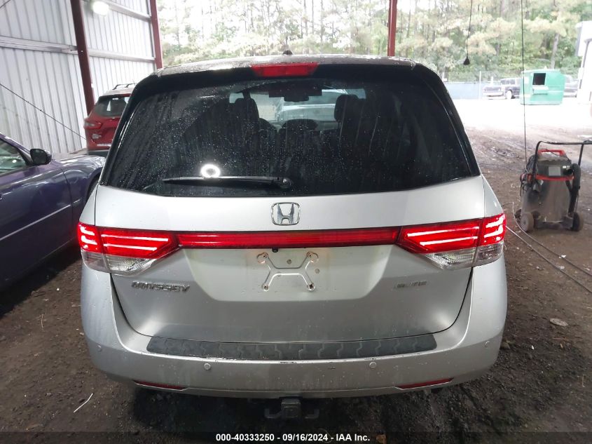 2014 Honda Odyssey Touring/Touring Elite VIN: 5FNRL5H9XEB017654 Lot: 40333250