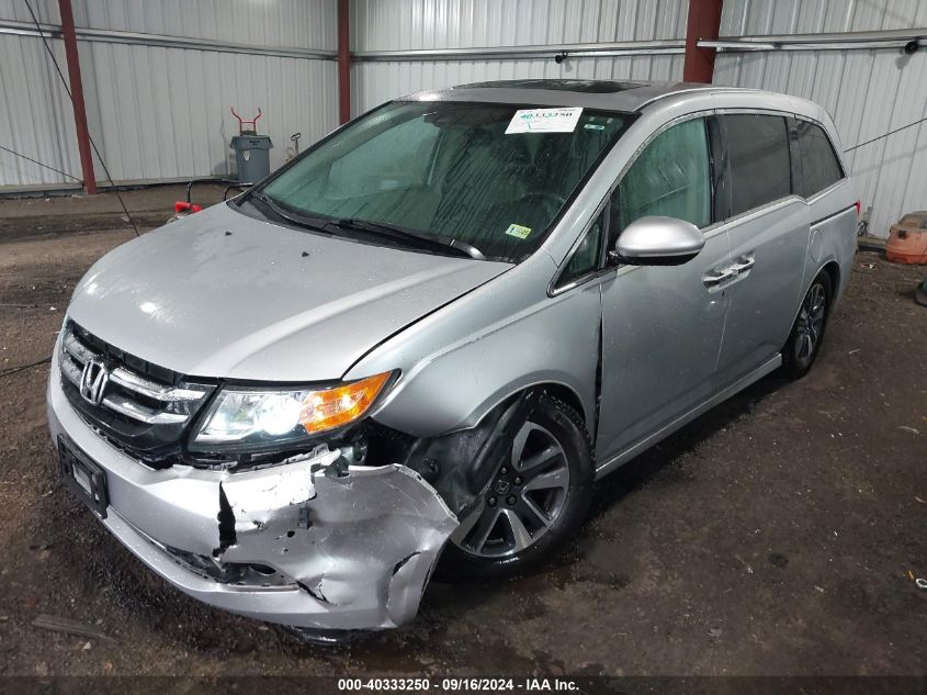 2014 Honda Odyssey Touring/Touring Elite VIN: 5FNRL5H9XEB017654 Lot: 40333250