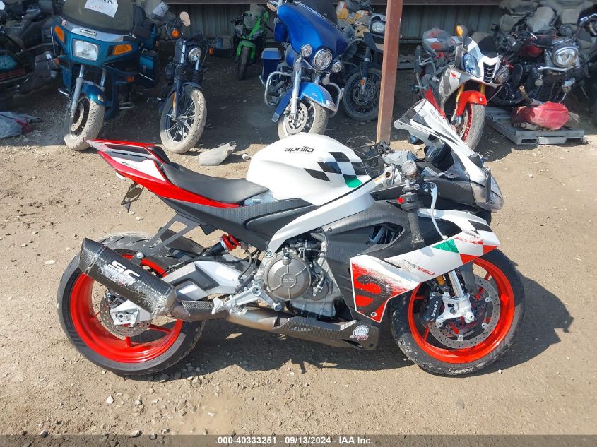 2024 Aprilia Rs 660 Extrema VIN: ZD4KSUR07RS000046 Lot: 40333251