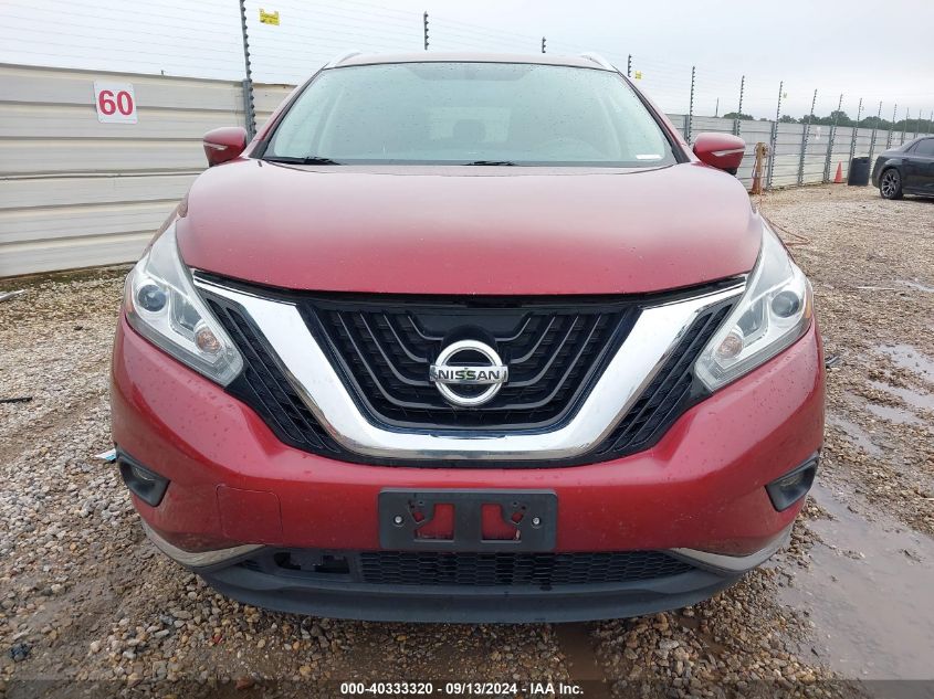 2015 Nissan Murano S/Sl/Sv/Platinum VIN: 5N1AZ2MG6FN224930 Lot: 40333320