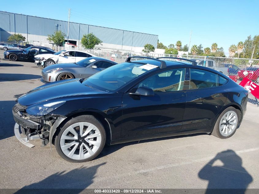 2021 Tesla Model 3 VIN: 5YJ3E1EB2MF101126 Lot: 40333420